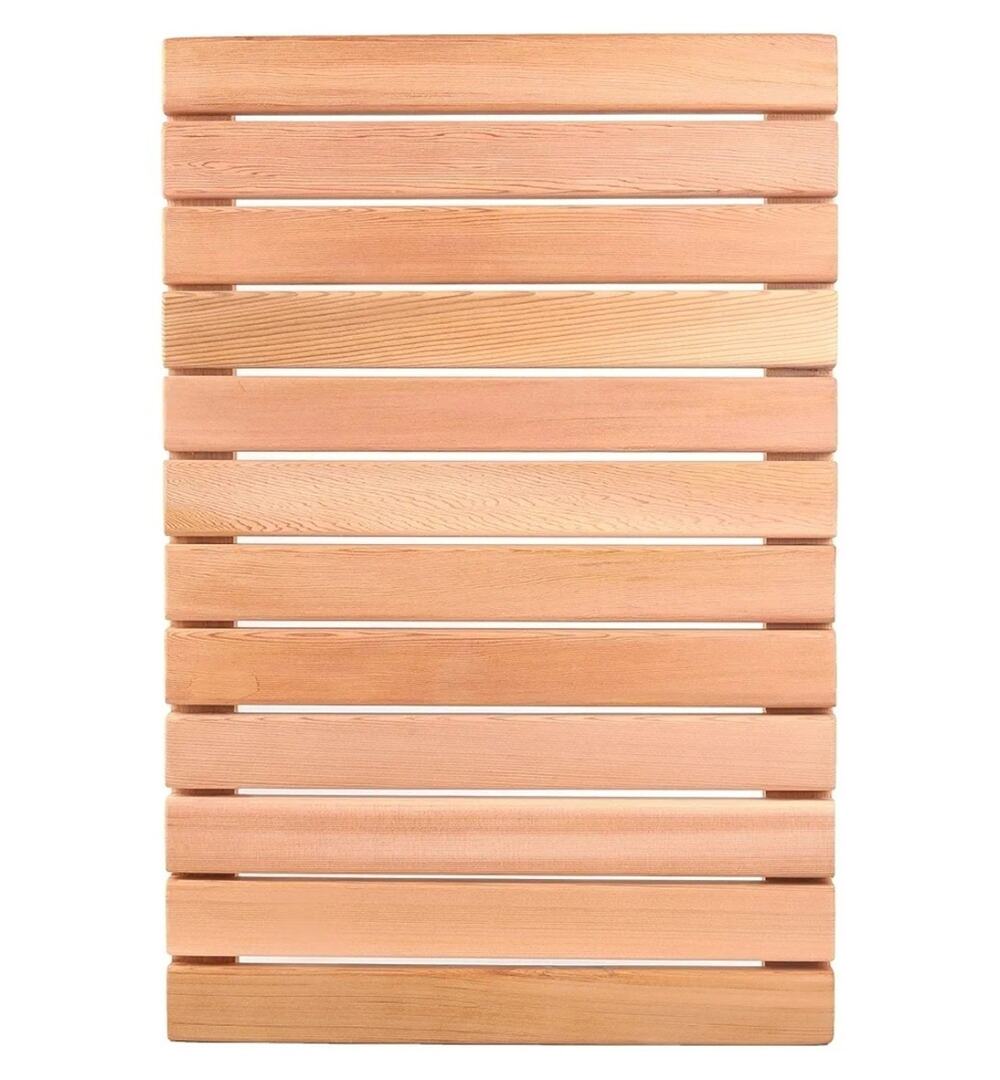 Natural Bamboo Wooden Deluxe Shower Floor & Bath Mat Non Slip Stain Resistant